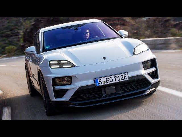 2025 Porsche Macan Turbo EV On the Road: Interior & Exterior