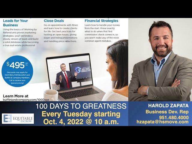 100 Days to Greatness HomeSmart Agents Invitational | HomeSmart Marketing Services