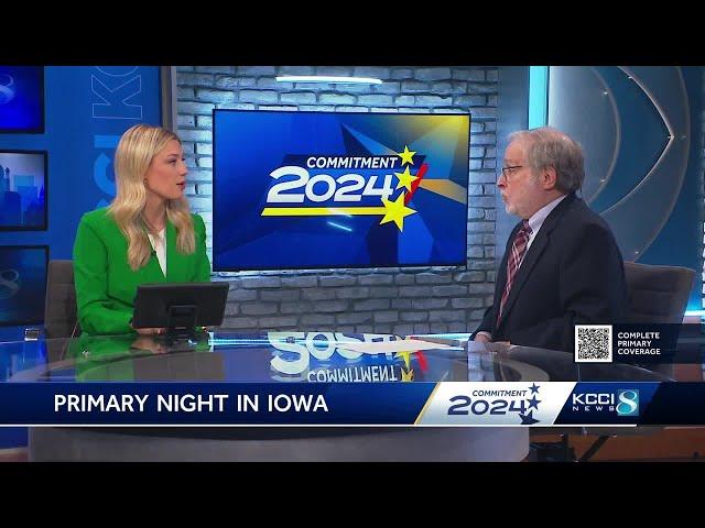 Iowa primary elections: KCCI Political Analyst Dennis Goldford talks about voter turnout