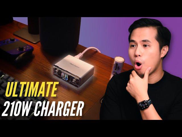 The ULTIMATE 210W Charger for Your Aesthetic Desk Setup - Clever Tachyon Review