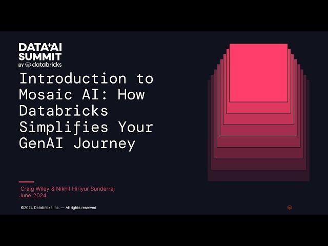 Introduction to Mosaic AI: How Databricks Simplifies Your GenAI Journey