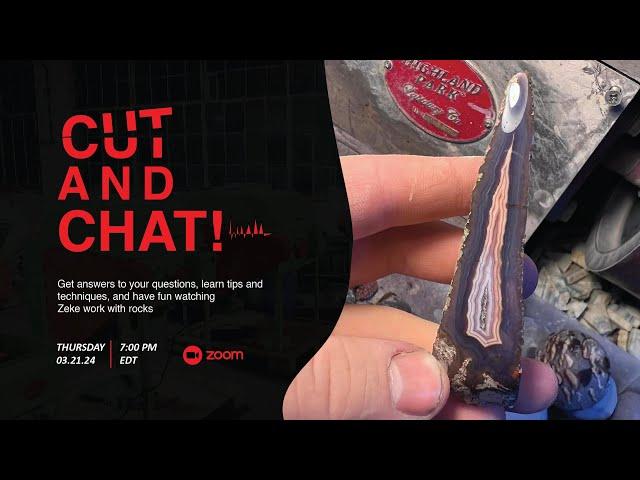 CUT & CHAT | An Interactive Live Rock Cutting Demo