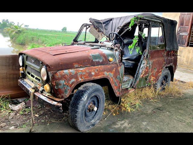 Full restoration ancient UAZ 469 | Restoring and repair antique uaz 469 cars