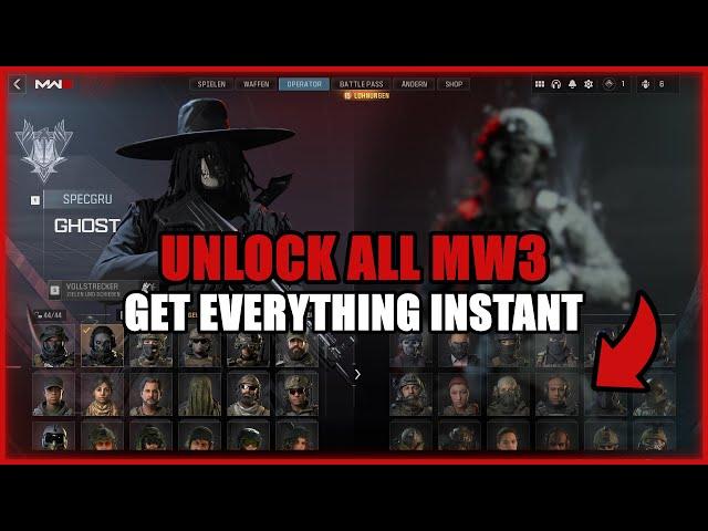 [RELEASED] Unlock All Tool for Modern Warfare 3  Unlock *ALL CAMOS AND OPERATORS* in MW3 (Showcase)