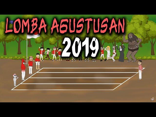 Lomba Agustusan 2019 Lucu - Manusia Vs Hantu | Animasi Horor Kartun Lucu | Warganet Life