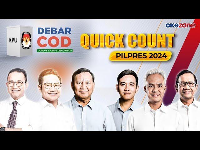 LIVE - Debar COD Quick Count Pilpres 2024