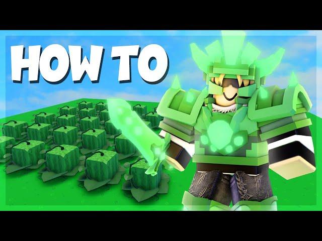 How to make a MASSIVE Farm in Roblox BedWars!