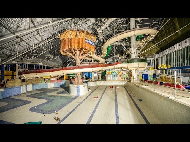 Exploring an Abandoned Leisure Centre: Walking down Waterslides!