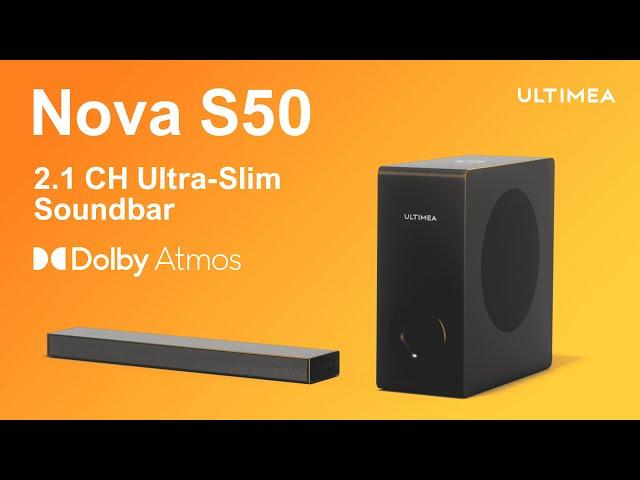 ULTIMEA Nova S50 Soundbar/Ultimate Home Theater Upgrade