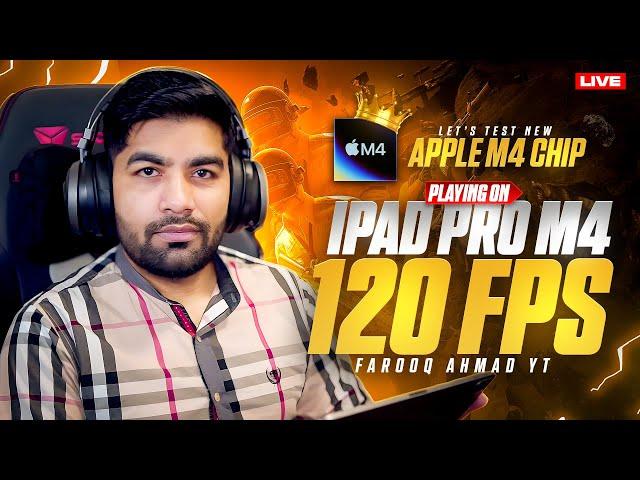 Game-play on iPad Pro M4 120 FPS Lock | PUBG MOBILE 3.2 Update | PUBG MOBILE Live 