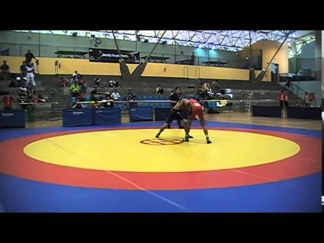 2014 SEA&A Wrestling Cship 57kg - Eddy Khidzer (SIN) vs Garie Tang (SIN)