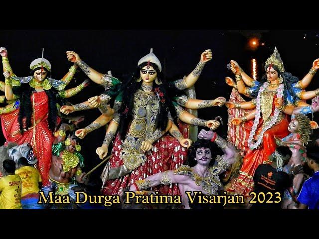 Maa Durga Pratima Visarjan 2023 | Nimtala Ghat Kolkata | Durga Puja Visarjan 2023