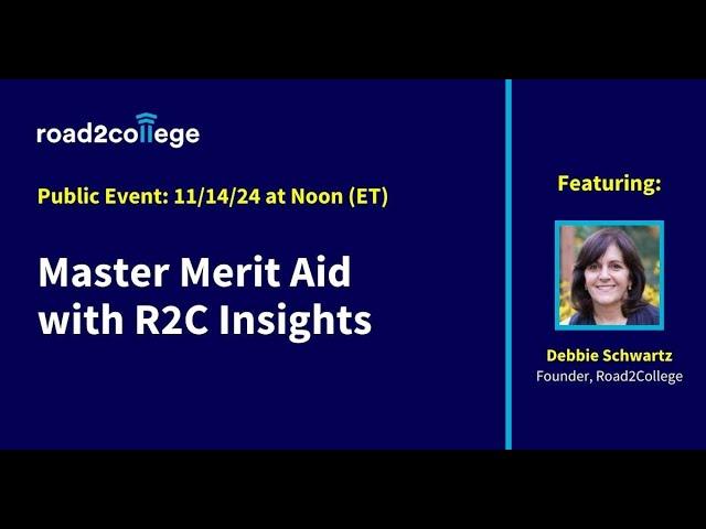 Master Merit Aid Using R2C Insights