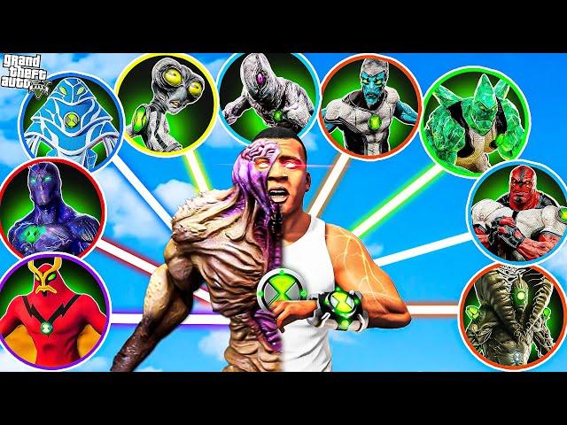 FRANKLIN Upgrading TO THE STRONGEST BEN 10 in GTA 5 (Hindi) | GTA5 AVENGERS (GTA 5 mods)