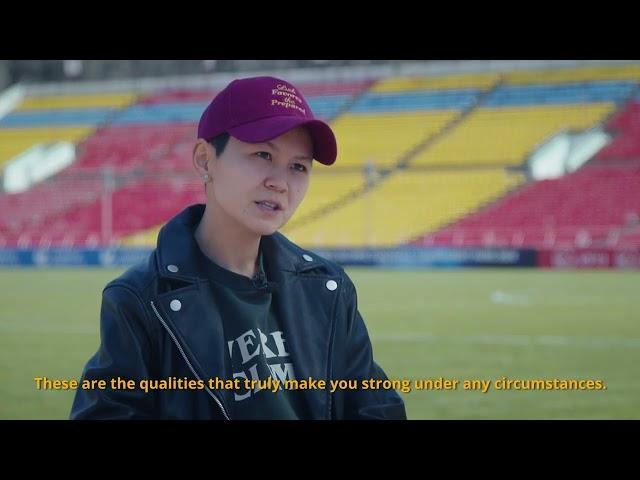 Aidana Otorbaeva (football player) on Youth Crime Prevention