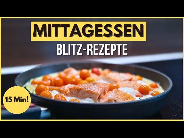 Einfache Familienrezepte: MITTAGESSEN in 15 Min!