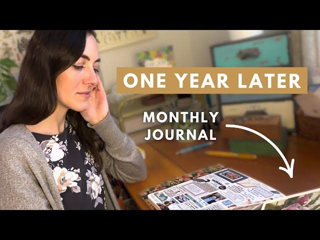 Monthly Journaling for a Year—FLIP THROUGH