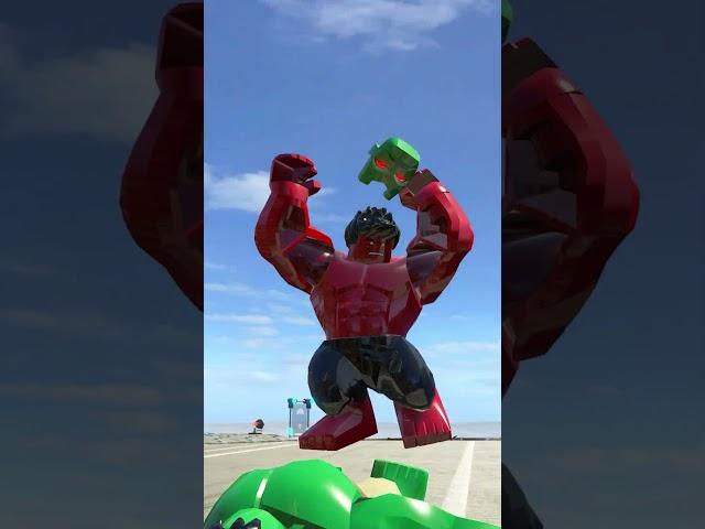 HULK vs RED HULK: The ULTIMATE Epic Battle!  Who Will Win?
