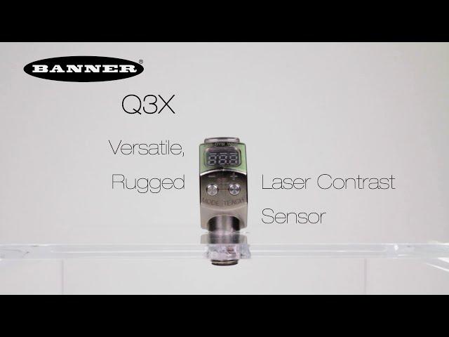 Banner Q3X Versatile, Rugged Laser Contrast Sensor