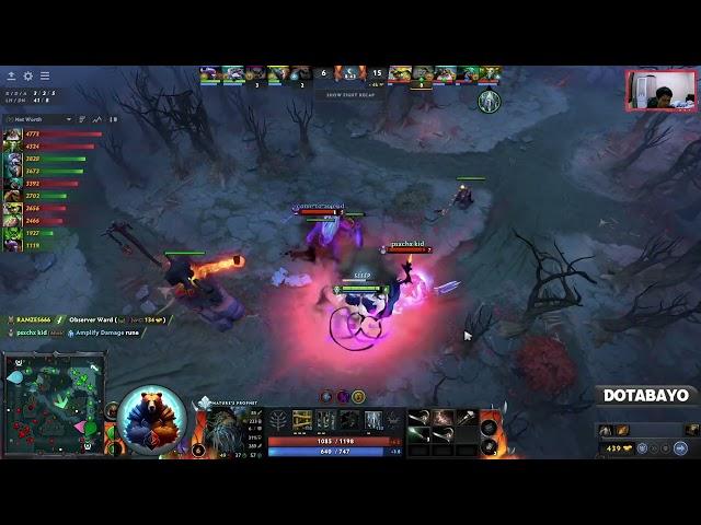 TOPSON NATURE PROPHET MIDLANE PERSPECTIVE - DOTA 2 PATCH 7.35D