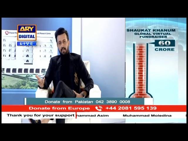 Atif Aslam - shaukat khanum Fundraising