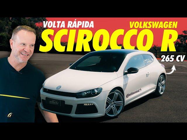 O ÚNICO VW SCIROCCO R DO BRASIL NA VOLTA RÁPIDA! Rubinho acelera o raro “Golf Cupê” no Velocitta!