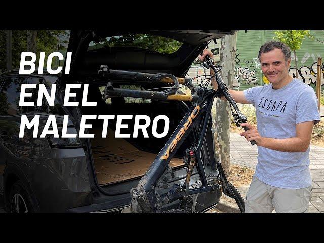 Cómo llevar la bici en el coche. ¡Sin portabicis!