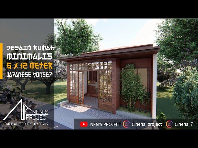 Desain Rumah Minimalis 6x12 I Konsep Jepang