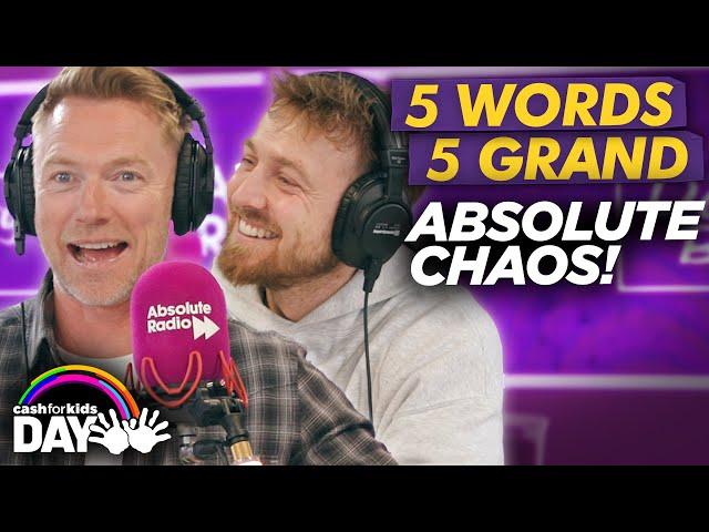Ronan Keating & Sam Thompson play 5 Words, 5 Grand | Absolute Radio