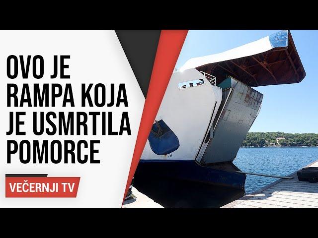 Ovo je rampa koja je usmrtila pomorce: Brod ima zabranu isplovljavanja