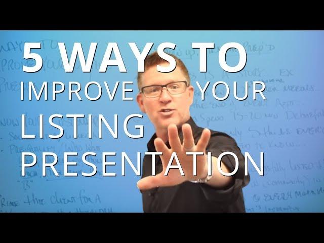 5 Ways to Improve Your Listing Presentation Today | #TomFerryShow Episode 56