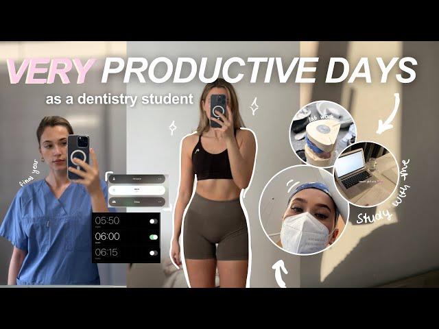 *VERY* PRODUCTIVE DAYS IN MY LIFE: life as a dentistry student