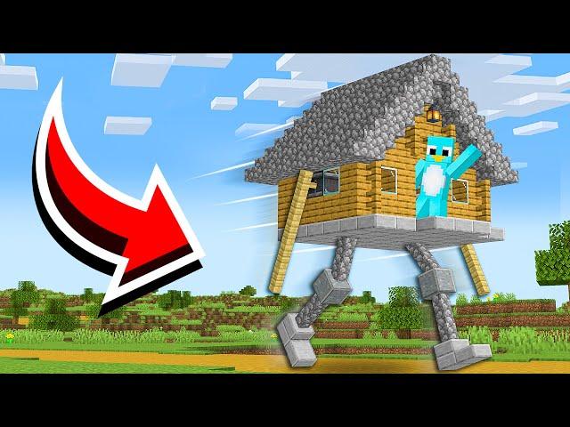 How to Build A Working Walking House in Minecraft