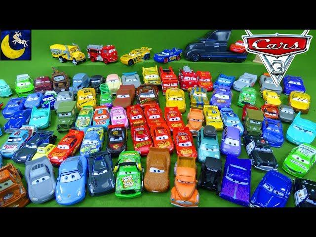 LOTS of Disney Cars 3 Diecast Toys Collection Miss Fritter Jackson Storm Lightning Mcqueen Collector