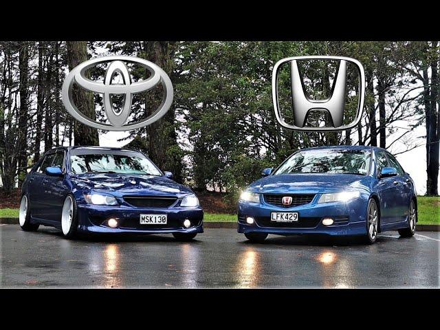 Toyota Altezza RS200 Manual vs Honda Accord Euro R