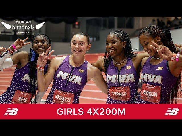 Girls 4x200m - New Balance Nationals Indoor 2025