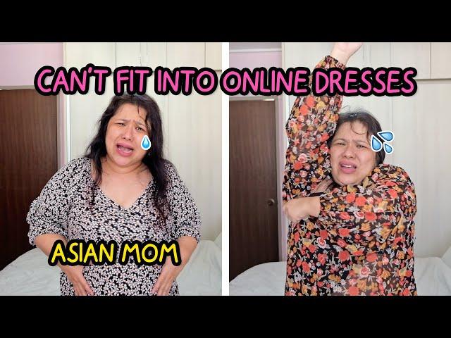 Asian Mom trying PLUS SIZE clothes AFTER WEIGHT GAIN (Online Shopping Haul)