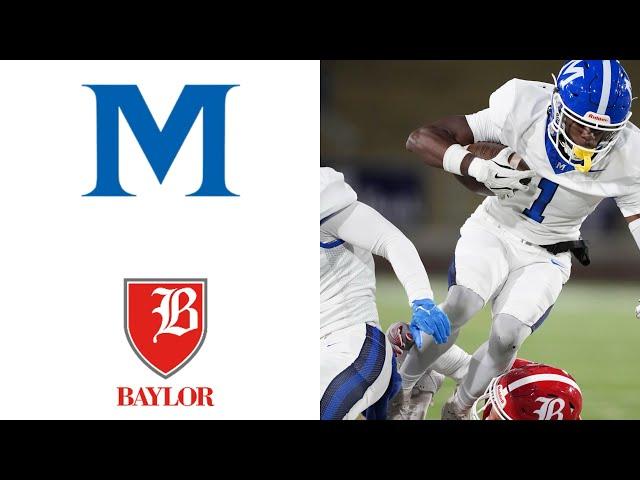 No. 2 McCallie vs No. 1 Baylor TSSAA Football 2024 Class D2-AAA State Championship (GAME HIGHLIGHTS)