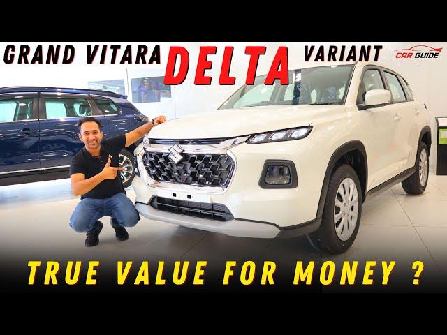 Grand Vitara Delta Variant | Rs 11.90 Lakhs | Touchscreen - Camera - Cruise Control - Automatic SUV