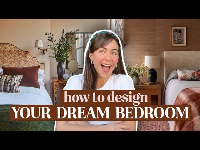 Easy DESIGN TIPS for creating your DREAM BEDROOM.