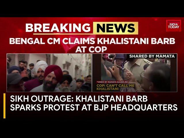 Sikh Protest in Kolkata over Khalistani Comment: BJP vs Trinamool Intensifies