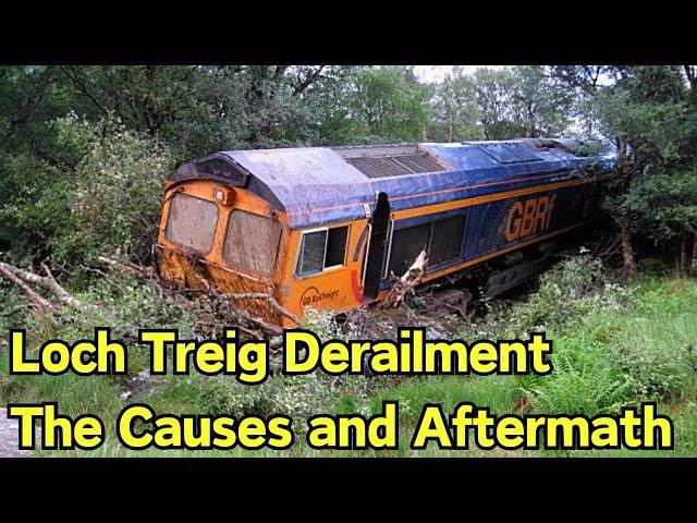 Class 66 Derailment at Loch Treig: The Causes and Aftermath of the Incident #fyp  #class66  #crash