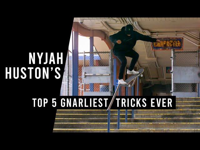 Nyjah's Top 5 Gnarliest Tricks Ever