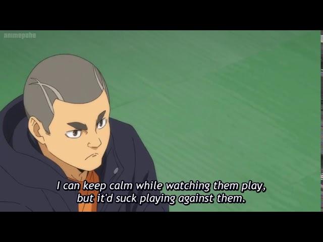 Haikyuu! To The Top Season 2 | Kiriyuu Watching The Game | Karasuno vs Inarizaki