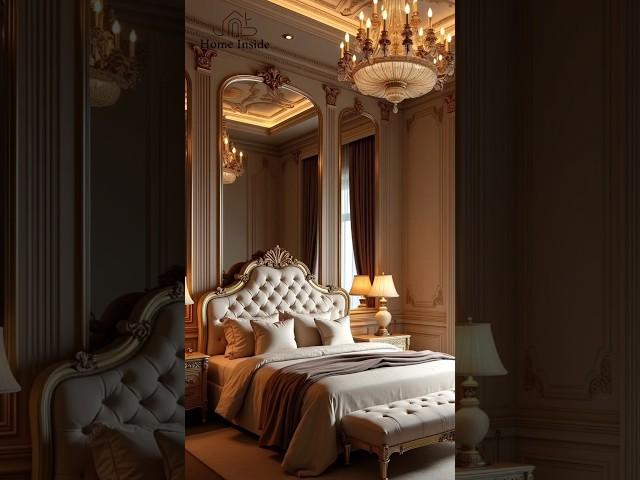 "Opulent Bedroom Makeover | Timeless Classic European Glamour" #home #shorts #interiordesign