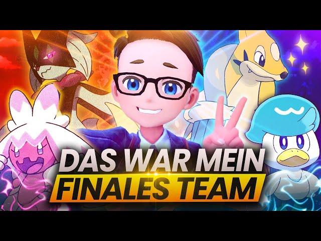 DAS war mein FINALES TEAM in Pokemon Karmesin und Purpur!