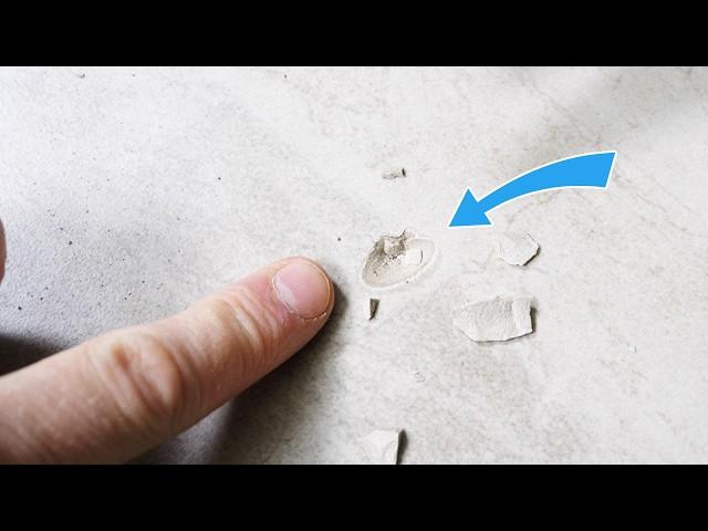 Repair tiles in just 10 minutes: Anyone can easily repair a hole!