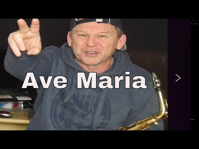 "Ave Maria" Saxophon Solo  Backingtrack Sheets Tenor & Alto