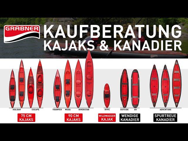 Kaufberatung Kajaks und Kanadier  WWW.GRABNER.COM