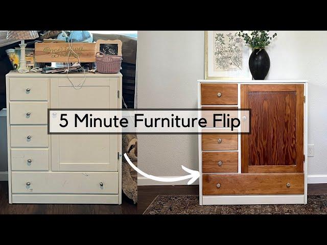 DIY Quick Furniture Flip | Fast and Easy Furniture Transformation